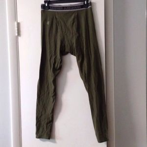 Men's Under Armour Tactical ColdGear Compression Tights XL Olive Green